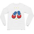 Discipline Arsenal Pinoy Nostalgia Filipino Tsinelas Premium Tri-Blend Unisex Long Sleeve T-Shirt
