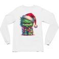 Ew People Meowy Cat Christmas Introvert Men Women Unisex Long Sleeve T-Shirt