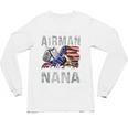 My Favorite Airman Calls Me Nana Air Force Graduation Nana Unisex Long Sleeve T-Shirt