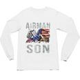 My Favorite Airman Calls Me Son Air Force Graduation Son Unisex Long Sleeve T-Shirt