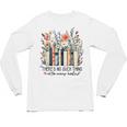 Floral Book There's No Such Thing As Too Many Book Lover Unisex Long Sleeve T-Shirt Floral Book There's No Such Thing As Too Many Book Lover Unisex Long Sleeve T-Shirt