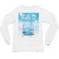 Frutiger Aero Aesthetic Tech Kawaii Milk Underwater Fishes Raglan Baseball Tee Unisex Long Sleeve T-Shirt Frutiger Aero Aesthetic Tech Kawaii Milk Underwater Fishes Raglan Baseball Tee Unisex Long Sleeve T-Shirt