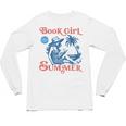 Girl Reading Book Summer Beach Vacation For Book Lover Unisex Long Sleeve T-Shirt