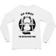 Go Away I'm Introverting Cat With Coffee Unisex Long Sleeve T-Shirt Go Away I'm Introverting Cat With Coffee Unisex Long Sleeve T-Shirt