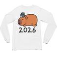 Grad Class Of 2026 Capybara Graduation Graduated Kids Unisex Long Sleeve T-Shirt