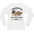 I Graduated Can I Go Back To Bed Sloth Graduation Cap Unisex Long Sleeve T-Shirt