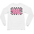 Groovy Senior Class Of 2026 Coquette Pink Bow Graduation Unisex Long Sleeve T-Shirt