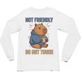Grouchy Capybara Not Friendly Do Not Touch Introvert Premium Tri-Blend Unisex Long Sleeve T-Shirt Grouchy Capybara Not Friendly Do Not Touch Introvert Premium Tri-Blend Unisex Long Sleeve T-Shirt