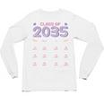 Grow With Me Graduation First Day Of School Class Of 2035 Unisex Long Sleeve T-Shirt
