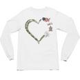 Heart Coast Guard Wife Coast Guard Graduation Wife USCG Wife Unisex Long Sleeve T-Shirt