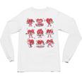 Heart Holding Reading Books Valentine Teacher Book Lover Unisex Long Sleeve T-Shirt