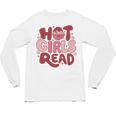 Hot Girls Read Book Lover Feminist Reader Premium Tri-Blend Unisex Long Sleeve T-Shirt