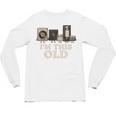 I’m This Old Retro Tech Nostalgia For 70s 80s Premium Tri-Blend Unisex Long Sleeve T-Shirt