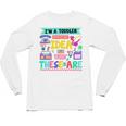I'm A Toddler I Have No Ideas Retro Vintage 90s Nostalgia Premium Tri-Blend Unisex Long Sleeve T-Shirt