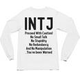 INTJ Rules Architect Personality Type Introvert Unisex Long Sleeve T-Shirt