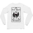 Introvert Apparel Emporium Mothman Tarot Card Antisocial Butterfly Cryptozoologist -Adults Grey Unisex Long Sleeve T-Shirt Introvert Apparel Emporium Mothman Tarot Card Antisocial Butterfly Cryptozoologist -Adults Grey Unisex Long Sleeve T-Shirt