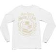 Introvert Books Club Member Coffee Book Lovers Vintage Premium Tri-Blend Unisex Long Sleeve T-Shirt