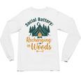 Introvert Camping Social Battery Recharging In The Woods Unisex Long Sleeve T-Shirt