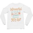 Introverted But Willing To Discuss 90s Rap Premium Tri-Blend Unisex Long Sleeve T-Shirt