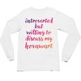 Introverted Willing To Discuss Hovawart Introvert Unisex Long Sleeve T-Shirt Introverted Willing To Discuss Hovawart Introvert Unisex Long Sleeve T-Shirt