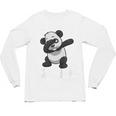 Kids Class Of 2030 Shirt Graduation Dabbing Panda Shirt Unisex Long Sleeve T-Shirt