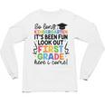 Kindergarten Graduation Graduate 1st Grade Here I Come Kids Unisex Long Sleeve T-Shirt