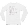 Lawyer Law School Graduation Shirt Attorney T-Shirt Unisex Long Sleeve T-Shirt