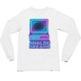 Lofi Reverie Analog Dreams Pixel 90s Desktop VHS Nostalgia Unisex Long Sleeve T-Shirt