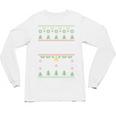 No Hugs Introvert Ugly Christmas Sweater Style Unisex Long Sleeve T-Shirt