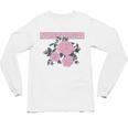 Nostalgia 80s 90s Retro Style Graphics Rose Pink Flower Unisex Long Sleeve T-Shirt