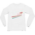 Nostalgia 90s Duck Goose Premium Tri-Blend Unisex Long Sleeve T-Shirt