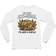 Not Anti Social Im Just A Turtle Sarcastic Introvert Humor Premium Tri-Blend Unisex Long Sleeve T-Shirt Not Anti Social Im Just A Turtle Sarcastic Introvert Humor Premium Tri-Blend Unisex Long Sleeve T-Shirt