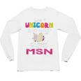 Nurse MSN Graduation Unicorn T-Shirt Nursing School Unisex Long Sleeve T-Shirt