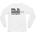 PhD In Progress Graduation Progress Bar Shirt Unisex Long Sleeve T-Shirt