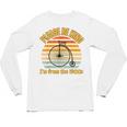 Please Be Kind I'm From The 1900s Penny Farthing Unisex Long Sleeve T-Shirt