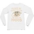 Please Be Patient With Me I'm From The 1900s Retro Humor Premium Tri-Blend Unisex Long Sleeve T-Shirt