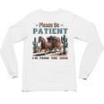 Please Be Patient I'm From The 1900s Stagecoach Western Vint Premium Tri-Blend Unisex Long Sleeve T-Shirt Please Be Patient I'm From The 1900s Stagecoach Western Vint Premium Tri-Blend Unisex Long Sleeve T-Shirt