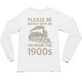 Please Be Patient With Me I'm From The 1900s Steam Train Premium Unisex Long Sleeve T-Shirt