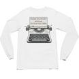 Please Be Patient With Me I'm From The 1900s Typewriter Premium Tri-Blend Unisex Long Sleeve T-Shirt