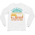 PLEASE BE PATIENT I'M FROM THE 1900s Vintage 1900s 90s Premium Tri-Blend Unisex Long Sleeve T-Shirt