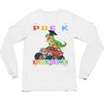 Pre k Graduation 2025 Pre-k Kindergarten Graduate Dinosaur Premium Tri-Blend Unisex Long Sleeve T-Shirt