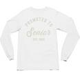 Promoted To Senior Est 2025 High School College Graduation Premium Unisex Long Sleeve T-Shirt