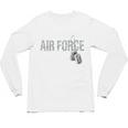 Proud Air Force Wife Air Force Graduation USAF Wife Unisex Long Sleeve T-Shirt