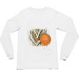 Proud Aunt Of A 2026 Senior Basketball Graduation Leopard Premium Tri-Blend Unisex Long Sleeve T-Shirt