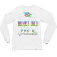 Proud Bonus Dad Of PreK School Graduate 2024 Graduation Premium Unisex Long Sleeve T-Shirt