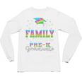 Proud Family Of PreK School Graduate 2024 Graduation Family Premium Unisex Long Sleeve T-Shirt
