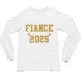 Proud Fiance Of A 2025 Graduate Fiance Graduation 2025 Senio Unisex Long Sleeve T-Shirt
