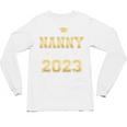 Proud Nanny Of Two 2023 Graduate Class 2023 Graduation Unisex Long Sleeve T-Shirt