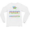 Proud Parent Of Kindergarten Graduate 2024 Graduation Parent Premium Unisex Long Sleeve T-Shirt