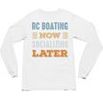 RC Boating Now Minimal Socializing Introvert Vintage Unisex Long Sleeve T-Shirt RC Boating Now Minimal Socializing Introvert Vintage Unisex Long Sleeve T-Shirt